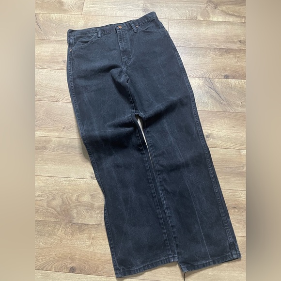 Wrangler Dark Denim Jeans 34X32 - Picture 3 of 8
